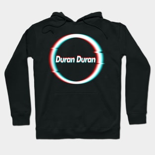 Glitch art - Duran Duran Hoodie